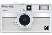 Aparat fotograficzny - KODAK EKTAR H35N Camera Striped Silver - RK0302