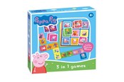 gry-planszowe-karciane-i-kosci - Selecta Play - Peppa Pig 3n1 Memo Lotto Domino (EN) - 60480