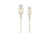 Kabel USB - Dudao L7SL USB-A - Lightning 5A cable 1m - beige - 6976625331048