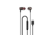 Sluchawki, zestaw sluchawkowy - Dudao X1PROT In-Ear Wired USB-C Headphones 1.2m - Black - 6973687247362