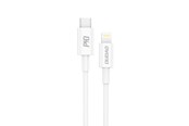Kabel USB - Dudao L6X USB-C - Lightning PD 20W 1m Cable - White - 6970379617649
