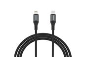Kabel USB - Dudao L3CL USB-C - Lightning 30W 2m Braided Cable - Black - 6976625333080