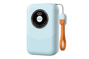 Powerbank - Dudao Powerbank K21 Mini 10000mAh 22.5W USB-A / USB-C - blue Powerbank - Niebieski - 10000 mAh - 6976625333424