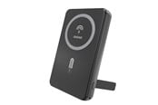 Powerbank - Dudao Powerbank K14S+ 10000mAh 20W USB-A / USB-C / MagSafe with stand - black Powerbank - Czarny - 10000 mAh - 6976625332939