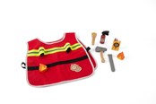 Zabawa w udawanie - Dantoy Firefighter play set wood in giftbox 10 pcs - 5715