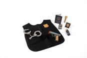 Zabawa w udawanie - Dantoy Police set wood in giftbox 8 pcs - 5714