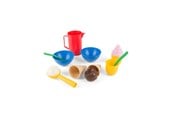 Zabawa w kuchnie i akcesoria - Dantoy Ice cream set in net 2 pers - 4216