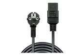 Kabel zasilający (zewnętrzny) - Lindy - power cable - CEI 23-16/VII / CEE 7/3 to IEC 60320 C19 - 2 m - 30344