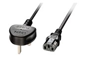 Kabel zasilający (zewnętrzny) - Lindy - power cable - power IEC 60320 C13 to BS 1363 - 5 m - 30435