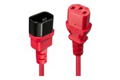 Kabel zasilający (zewnętrzny) - Lindy - power extension cable - power IEC 60320 C13 to IEC 60320 C14 - 50 cm - 30476