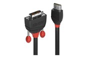 Kabel wyświetlacza - Lindy Black Line adapter cable - HDMI / DVI - 50 cm - 36270