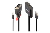 Kabel wyświetlacza - Lindy adapter - HDMI / VGA - 60 cm - 38284