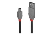 Kabel USB - Lindy Anthra Line - USB cable - USB to mini-USB Type B - 1 m - 36722