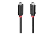 Kabel USB - Lindy Black Line - USB-C cable - 24 pin USB-C to 24 pin USB-C - 1 m - 37001