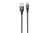 Kabel USB - Dudao 3A 30W L3SL USB-A - Lightning Cable Braided 1.2m - Black - 6976625333042