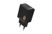 Telefon - Adapter i Ładowarka - Dudao A26 PD20W GaN USB-C Charger - Black - 6976625334063