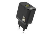 Telefon - Adapter i Ladowarka - Dudao A27S 25W GaN USB-A Charger - Black - 6976625334377