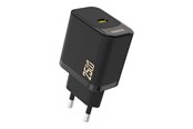 Telefon - Adapter i Ladowarka - Dudao A27 25W GaN USB-C Wall Charger - Black - 6976625334131