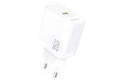 Telefon - Adapter i Ladowarka - Dudao A27 25W GaN USB-C Wall Charger - White - 6976625334124