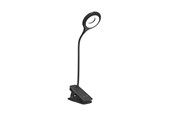 Telefon - Inne akcesoria - Wozinsky Wireless LED Reading Lamp with Clip + USB-C Cable - Black - 5907769384059