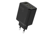 Telefon - Adapter i Ladowarka - Dudao  A29 65W GaN Wall Charger 2 x USB-C + 1 x USB-A - Black - 6976625334339