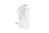 Powerbank - Dudao K11 Pro Powerbank with Built-in Cables Powerbank - Biały - 20000 mAh - 6977196681884