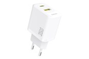 Telefon - Adapter i Ladowarka - Dudao A27 Max 35W GaN Wall Charger - White - 6977196682898