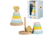 Zabawki dla niemowlat - Rubo Toys - Woezel en Pip Pip Baby Stacking Tower 7-piece. - 2008738