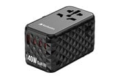 Telefon - Adapter i Ładowarka - Verbatim UTA-10 power adapter - GaN III universal - 3 x USB-C USB - 140 Watt - 32125