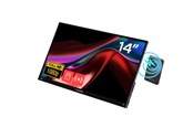 Monitor - 14" Verbatim Portable Touchscreen Monitor Light 14" Full HD 1080p & Wireless Power Supply - 32088