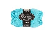 Przedza i akcesoria - Creativ Company - Cotton yarn Size 8/8 L: 80-85 M Turquoise - 50gr. - 461120