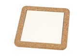 Artykuly Artystyczne & Rzemieslnicze - Creativ Company - Porcelain Coaster with Cork Frame - 556521