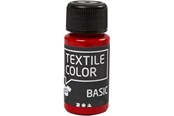 Przybory do pisania i rysowania - Creativ Company - Textile Color Semi-opaque Textile Paint - Red 50ml - 34202