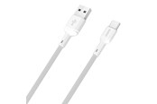 Kabel USB - Dudao L9T 5A USB-A - USB-C Cable 1m - White - 6976625335534