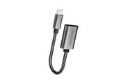 Kabel USB - Dudao L15T OTG Adapter USB-C - USB-A - Gray - 6976625335619
