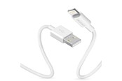 Kabel USB - Dudao cable USB / Lightning 3A 1m white (L1L white) - 6970379613757