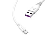 Kabel USB - Dudao cable USB / USB Type C 5A cable 2m white (L2T 2m white) - 6970379614785