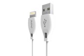 Kabel USB - Dudao cable USB / Lightning 2.1A cable 2m white (L4L 2m white) - 6970379611494