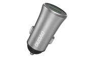 Telefon - Adapter i Ładowarka - Dudao 3.4A smart car charger 2x USB silver (R6S silver) - 6976625335411