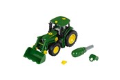 Samochody i pojazdy - Theo Klein John Deere Traktor med frontlæsser & vægt - KL3977
