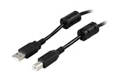 Kabel USB - Deltaco - USB cable - USB to USB Type B - 5 m - USB-250FS