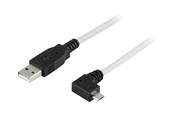 Kabel USB - Deltaco - USB cable - USB to Micro-USB Type B - 2 m - USB-302C