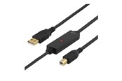 Kabel USB - Deltaco USB-EX05M - USB cable - USB Type B to USB - 5 m - CBL-D203-05M