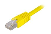Kabel sieciowy - Deltaco patch cable - 30 cm - yellow - Żółty - 0.3m - STP-603GL
