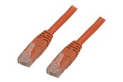 Kabel sieciowy - Deltaco TP-607-OR - patch cable - 75 cm - orange - Pomarańczowy - 0.7 meter - TP-607-OR
