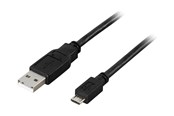 Kabel USB - Deltaco USB-299S - USB cable - USB to Micro-USB Type B - 25 cm - USB-299S