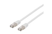 Kabel sieciowy - Deltaco patch cable - 1 m - white - Biały - 1meter - STP-61VAU