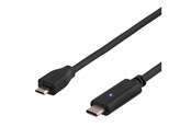 Kabel USB - Deltaco USBC-1023 - USB-C cable - 24 pin USB-C to Micro-USB Type B - 50 cm - USBC-1023