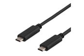 Kabel USB - Deltaco USBC-1053 - USB-C cable - 24 pin USB-C to 24 pin USB-C - 50 cm - USBC-1053