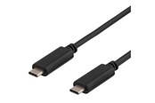 Kabel USB - Deltaco USBC-1054 - USB-C cable - 24 pin USB-C to 24 pin USB-C - 1 m - USBC-1054